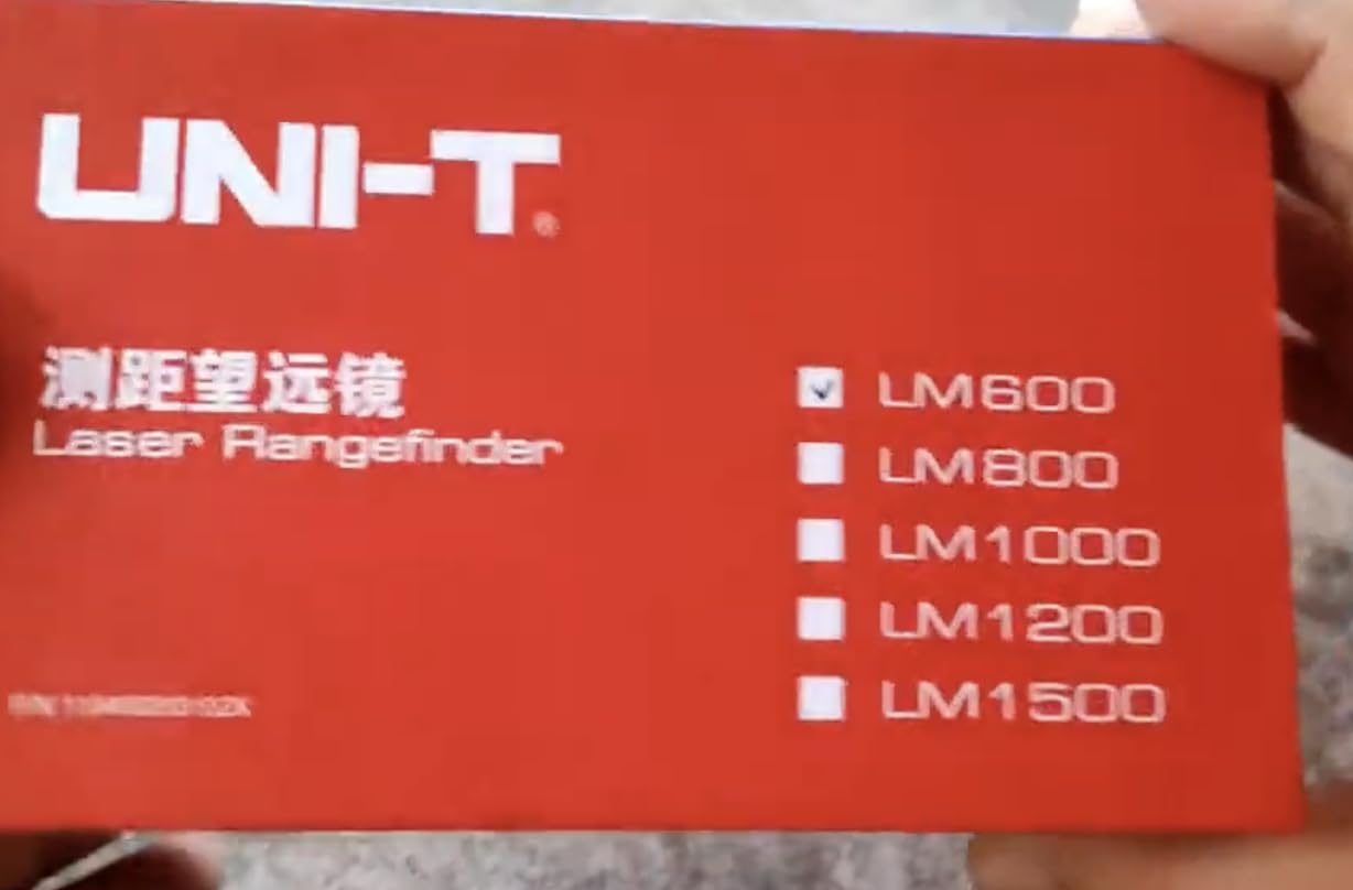 UNI-T LM600A LM800A LM1000A LM1200A LM1500A Specialty Laser Rangefinders Side-Screen Ranging Telescope 2.0 Inch External Screen