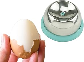 1 Pack Hard Boiled Egg Piercer simple easy egg hole puncher egg poacher pan Endurance Egg Piercer Hole (304 stainless steel+new material PP bottom)Anti-sliding can operate well,Arc design is suitable for all kinds of eggs.