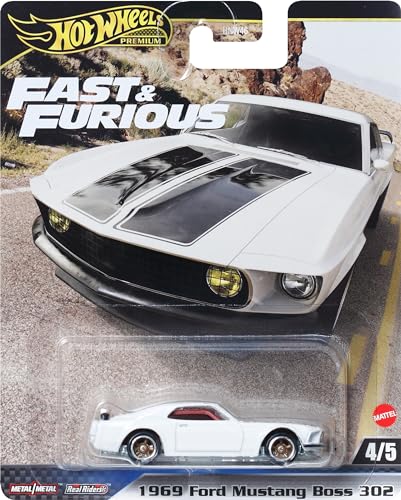 Coche Hot Wheels Fast & Furious 1:64 Ford Mustang Boss miniatura 6