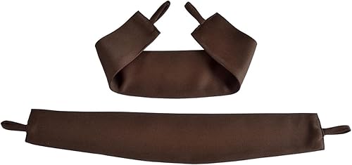 Miniatura 8 de Set de 2 cortinas para ventana, de Miuco, opacas, con ollaos, para recámara, incluye 2 alzapaños