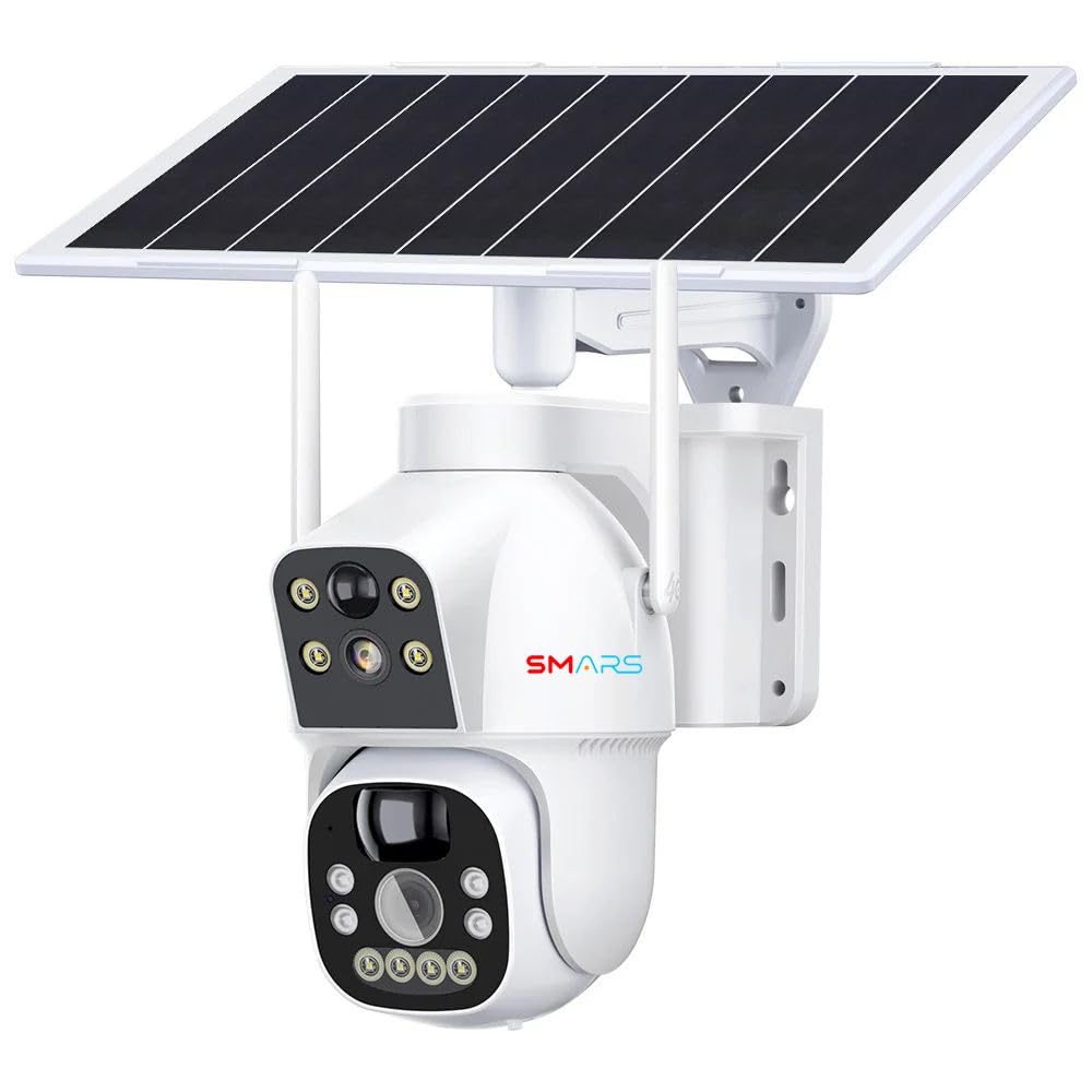 smars Duo 4+4MP 4G SIM Based Wireless Outdoor CCTV Camera | Solar Powered | Color Night Vision | Motion Detection | Weatherproof | Supports 256GB SD Card-image-29