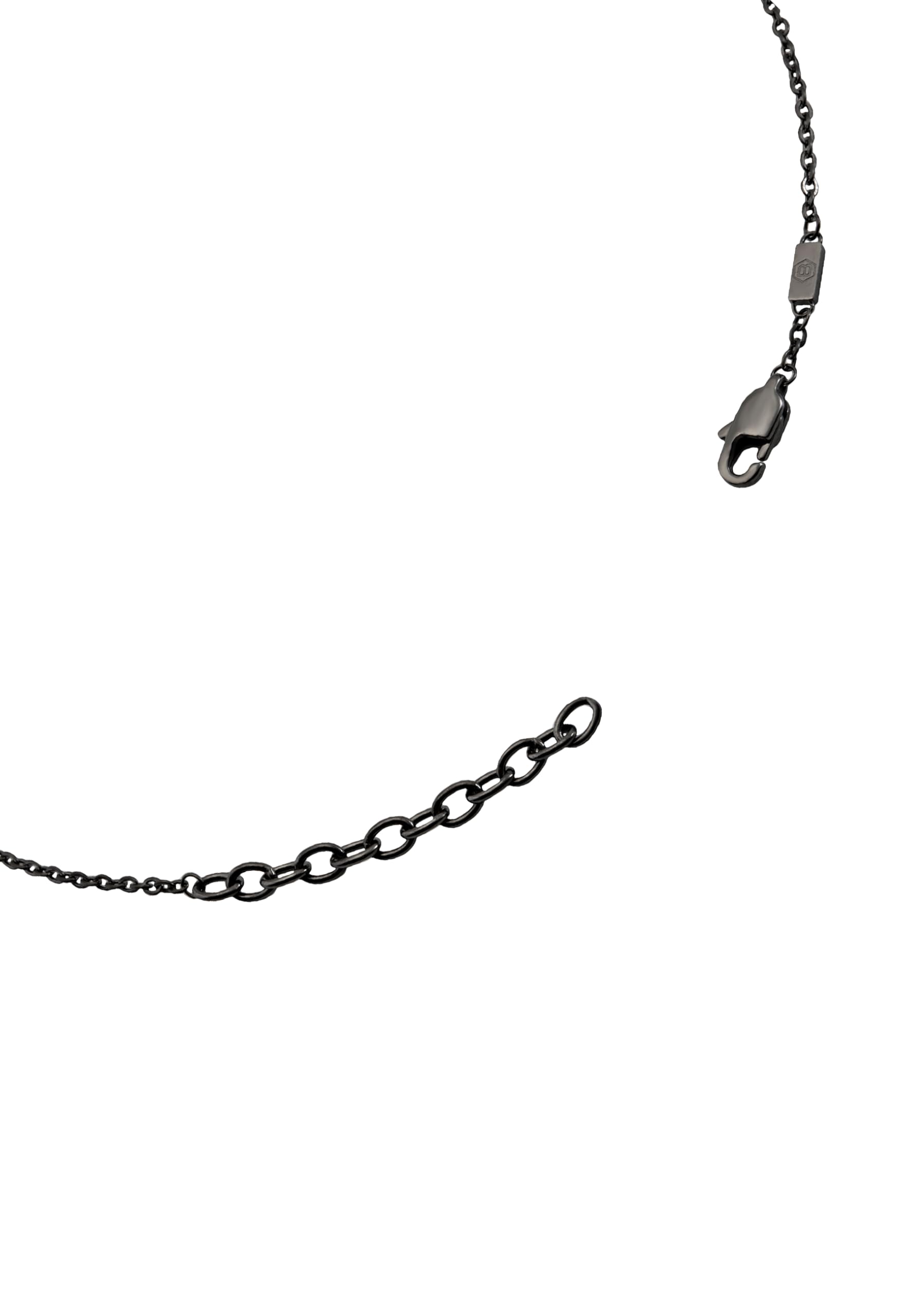 Breil, Collezione Tag and Cross, Collana Uomo in Acciaio con Pendente a Forma di Croce in Acciaio e Cubic Zirconia, Chiusura a Moschettone, Lunghezza Regolabile, Idea Regalo Uomo