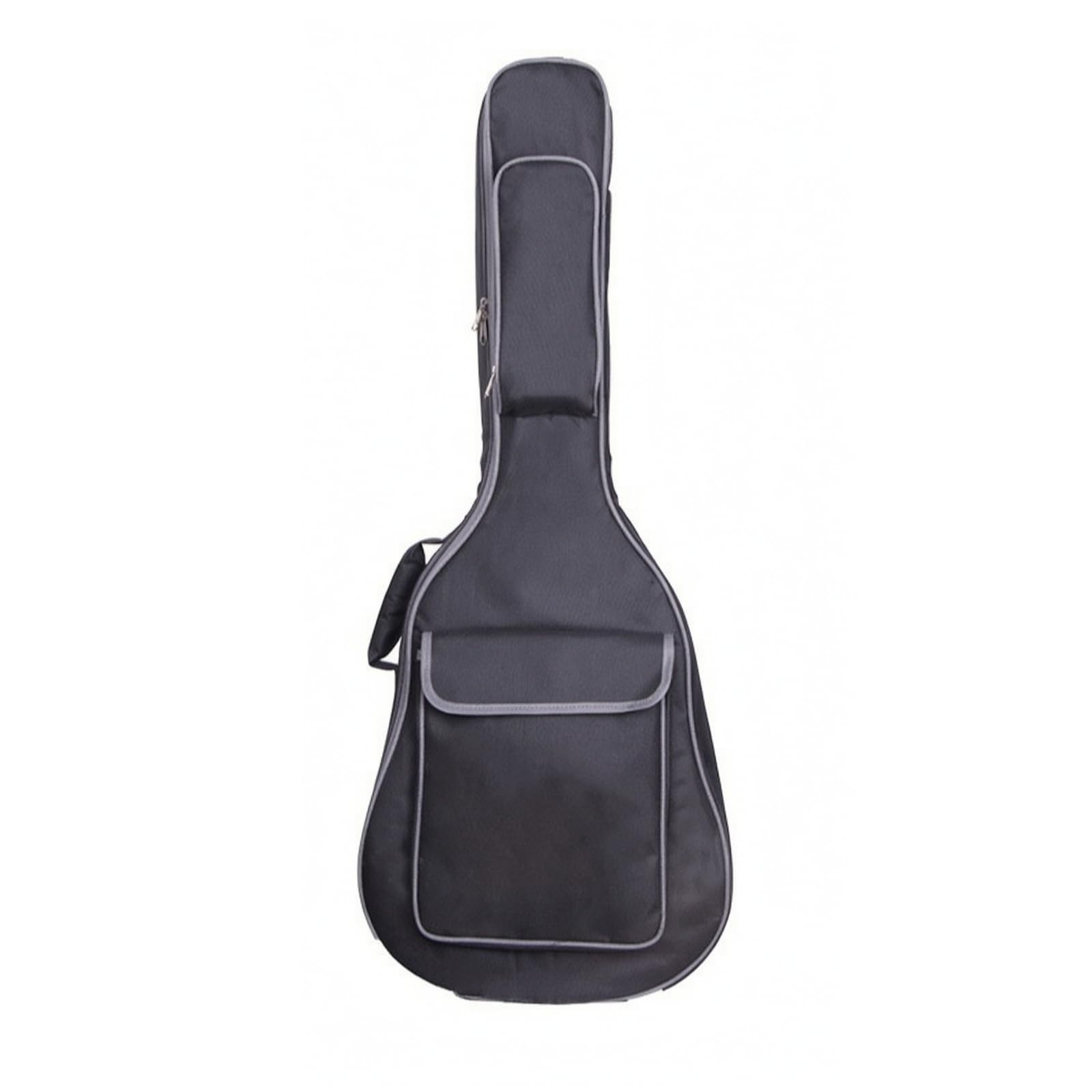 Borsa per Chitarra con Maniglia Laterale, Nero, Nero, Compatibile 40/41 Pollici