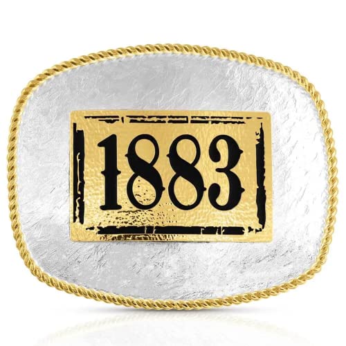 Montana Silversmiths 1883 Rippling Waters Schnalle, 1883 Rippling Waters, Einheitsgröße Cover