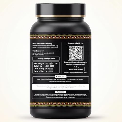 Image of Herbal Deck PLAY MOR African Superherbs Herbal Powder | 150g Ayurvedic Wellness Blend for Vitality, Strength & Immunity | Powder for Stamina and Strength (Pak of 1)