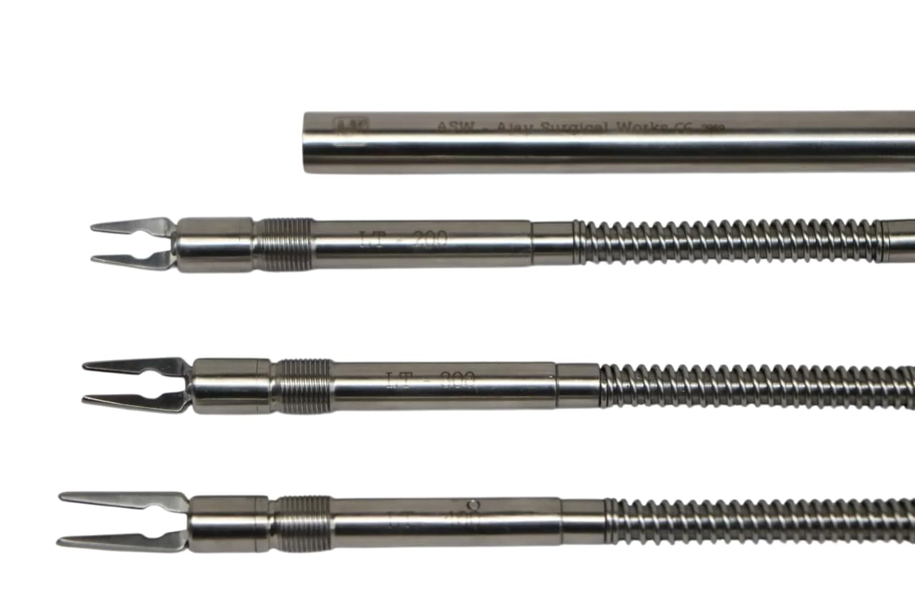 Applicateur à Clips Laparoscopique LT-200/300/400 - Set 3 En 1, Diamètre 10mm, 330mm De Long, Neuf
