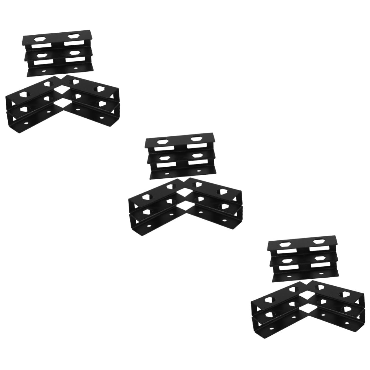 ARTIBETTER 3 Juegos Soporte para portátil Debajo del Escritorio Titular de la computadora portátil Tubo de Subida Soportes para portátiles Soporte para Laptop Caucho Black