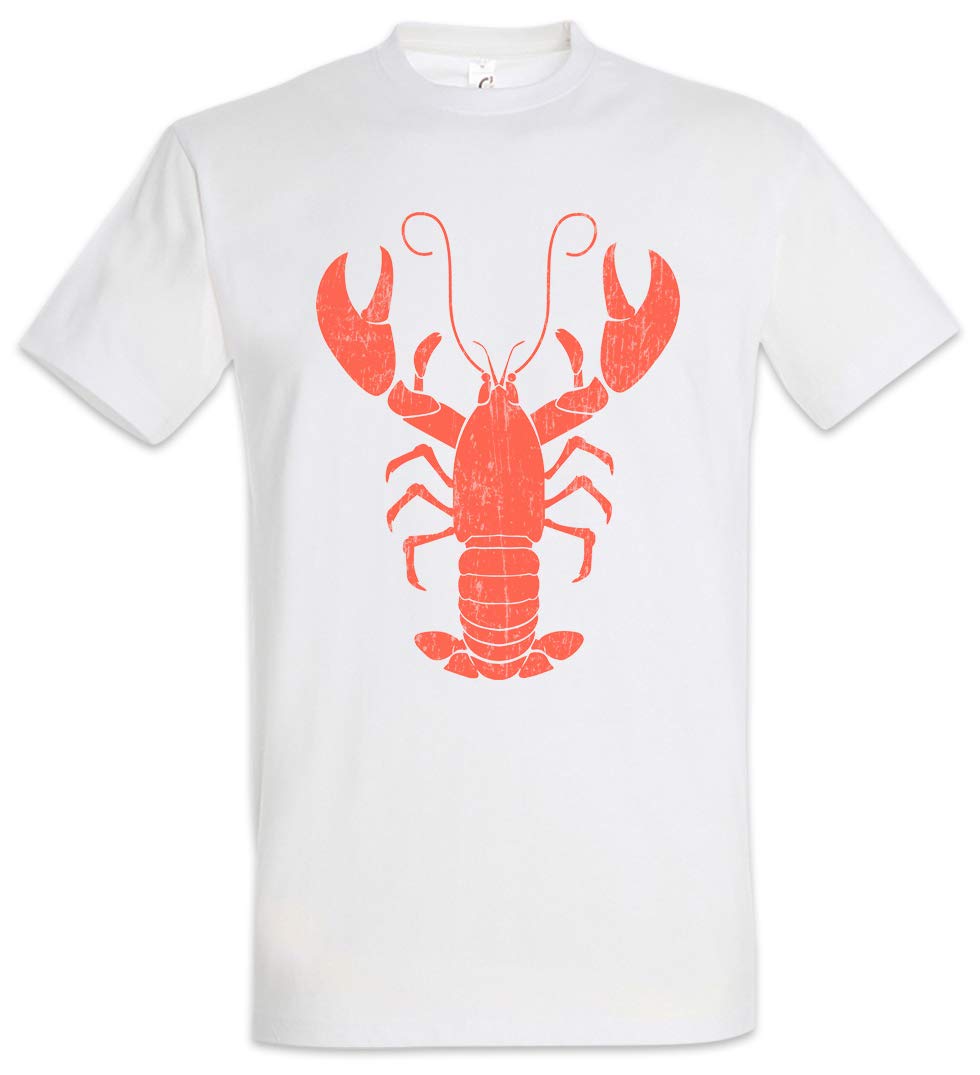 Urban Backwoods Lobster II Men T-Shirt White Size S