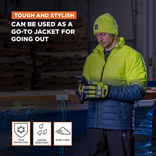 RefrigiWear Enhanced Visibility Quilted Jacket4