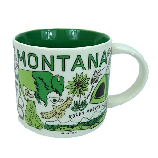 Starbucks MONTANA Been There Series Across the Globe Collection Coffee Mug 14 Ounce