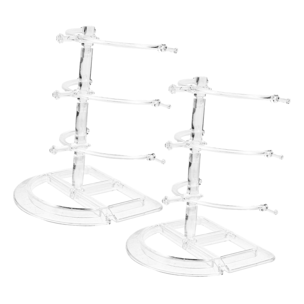 Amosfun 6 Stk Brillenständer brillen aufbewahren brillenablage Mehrschichtiger Brillenhalter Brillenbox Brillenhalterung Ausstellungsstand Sonnenbrillenhalter Brillen-Organizer-Ständer p.s