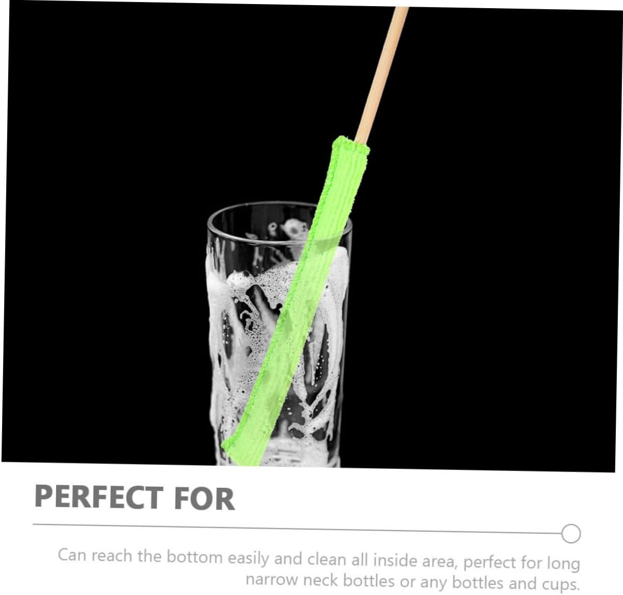 Zerodeko 60pcs Bottle Brush for Cleaning Glasses Tumbler Bottle Household Cleaning Supplies