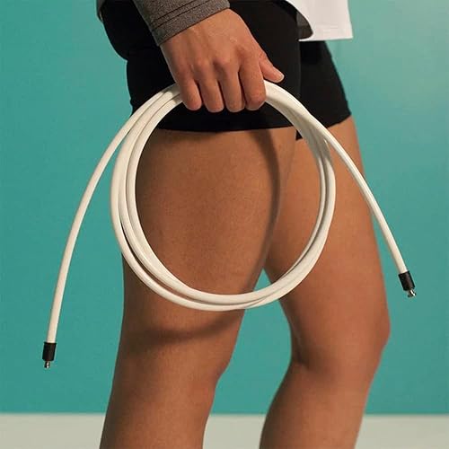 Miniatura 5 de Crossrope Cuerdas de salto con peso de repuesto, cuerdas de 14 y 12 libra, cuerdas de repuesto, asas no incluidas