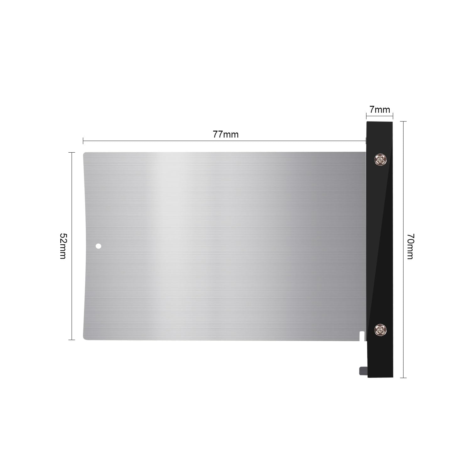 eTone Adaptador de pared trasera Dark Slide para cámaras Bronica ETR ETRS ETRSi