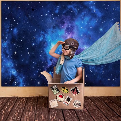 Fondo Galaxy Stars 8x6 FT para fotografía y decoración miniatura 4