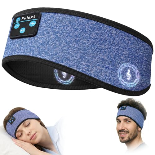Image of Sleep Headphones Headband10Hrs Bluetooth Headband with Cozy Earbuds Comfortable Sleeping Headphones for Side Sleepers, Sleep & Lounge Gift Idea for Women Men