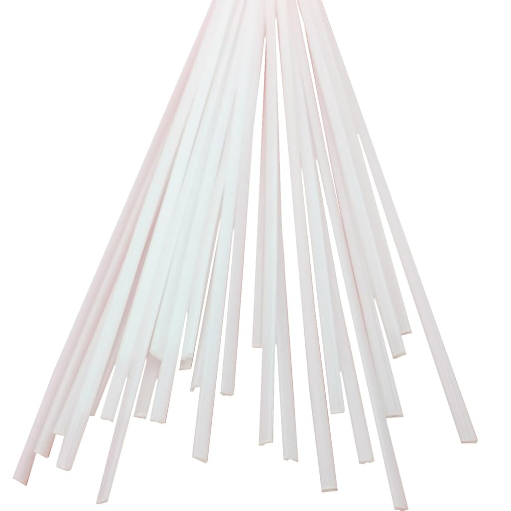 BDMRY Plastic Welding Rods,Plastic Welder Strips,Sticks PP Material Double Strand Red100pcs,Width* Thickness 5*2.4mm Length:1meter 50pcs