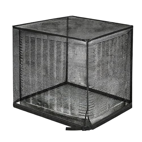 Fundas de aire acondicionado para exteriores, herramienta de defensa impermeable de malla, protección contra obstrucciones, para exteriores, , verano, otoño, invierno, lluvia, viento y aire