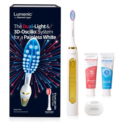 Lumenic Electric Toothbrush, GUM Care, 3D Sonic Toothbrush, Rechargeable