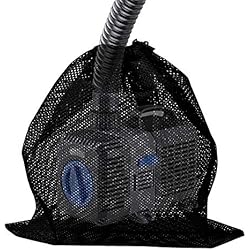 Filtrar Agua Sucia Martola Bolsa de Malla, Bolsa de Filtro para la Bomba del Estanque, Filtro la Cesta, cordón de Malla Nylon con Cierre cordón para Evitar Que Entre Suciedad, Adecuado para Acampar, Gimnasio, Ducha
