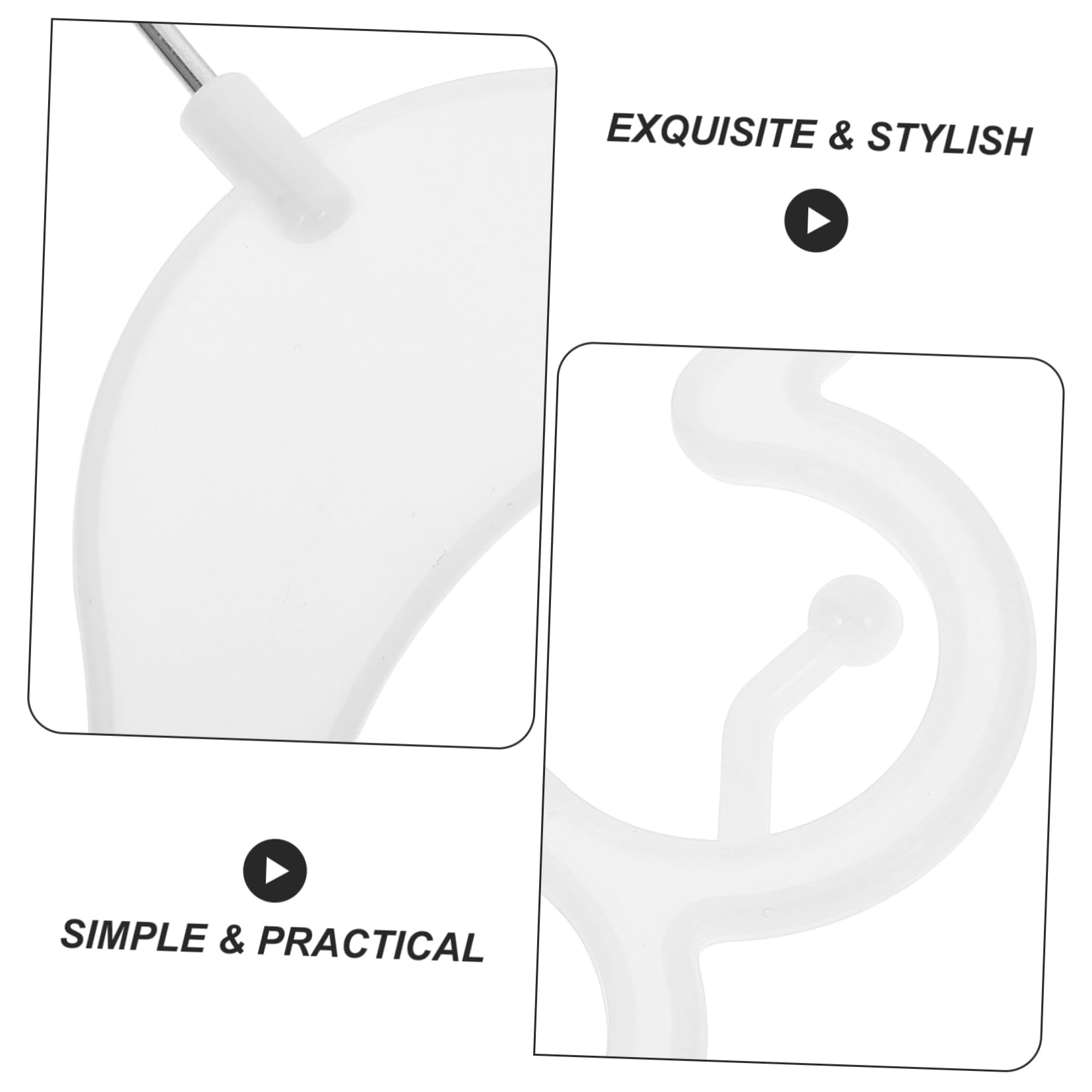 Wakauto Baby Closet Hangers 10 Pcs Plastic Hangers Lightweight Strong Non-Slip for Newborn Boys and Girls Toddler Home