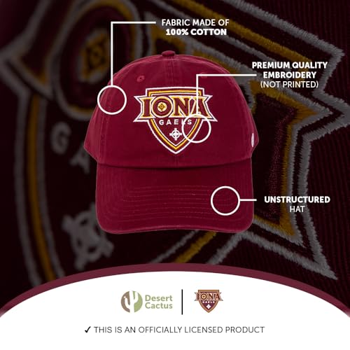 Gorra beisbol ajustable bordada rojo para adulto miniatura 3