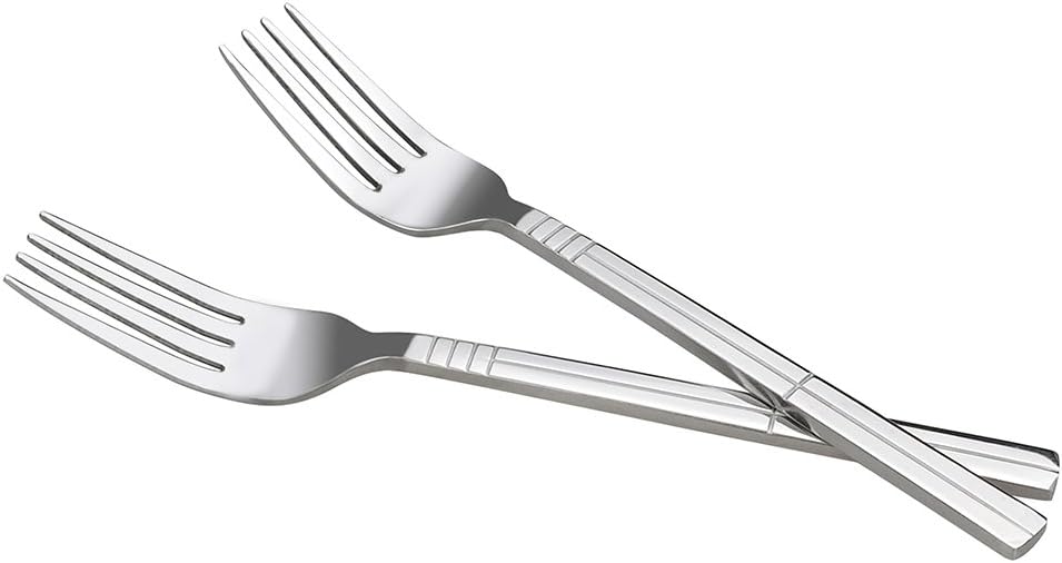 12 Pieces Table Forks Set, Stainless Steel Dinner Forks Set