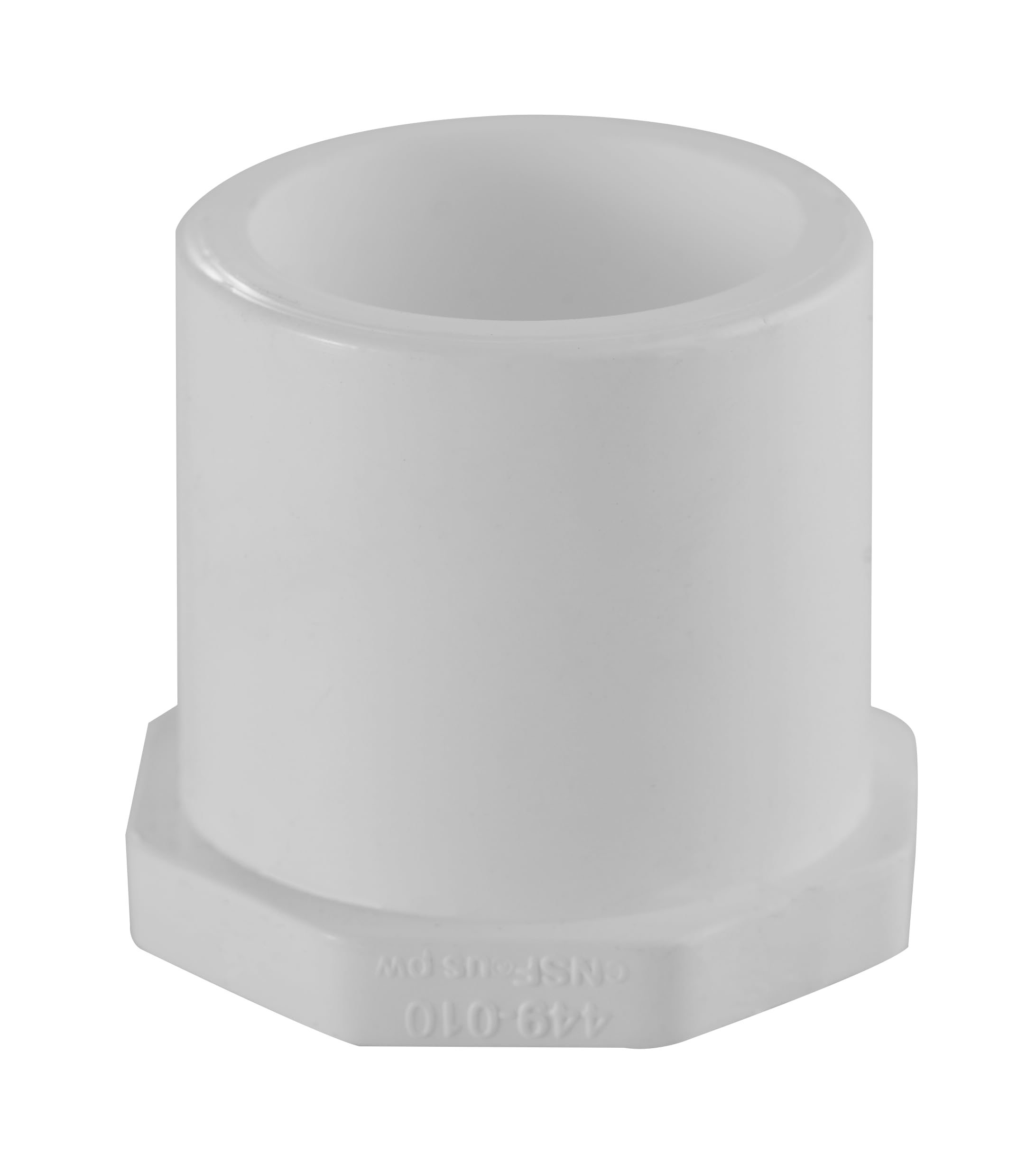 Lesso America 449 Series PVC Pipe Fitting - Plug - Schedule 40 (White) - 2-1/2" (SPIG) / High-Flow Capacity/Plumbing, Irrigation, Pool, Spa/NSF