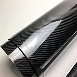 Sankuai 1 stück Ultra Gloss Carbon 6d Vinyl Auto wrap Film Computer Computer Laptop Haut Telefon Abdeckung Motorrad (Farbe : 6D Carbon Black, Größe : 152X40 cm)