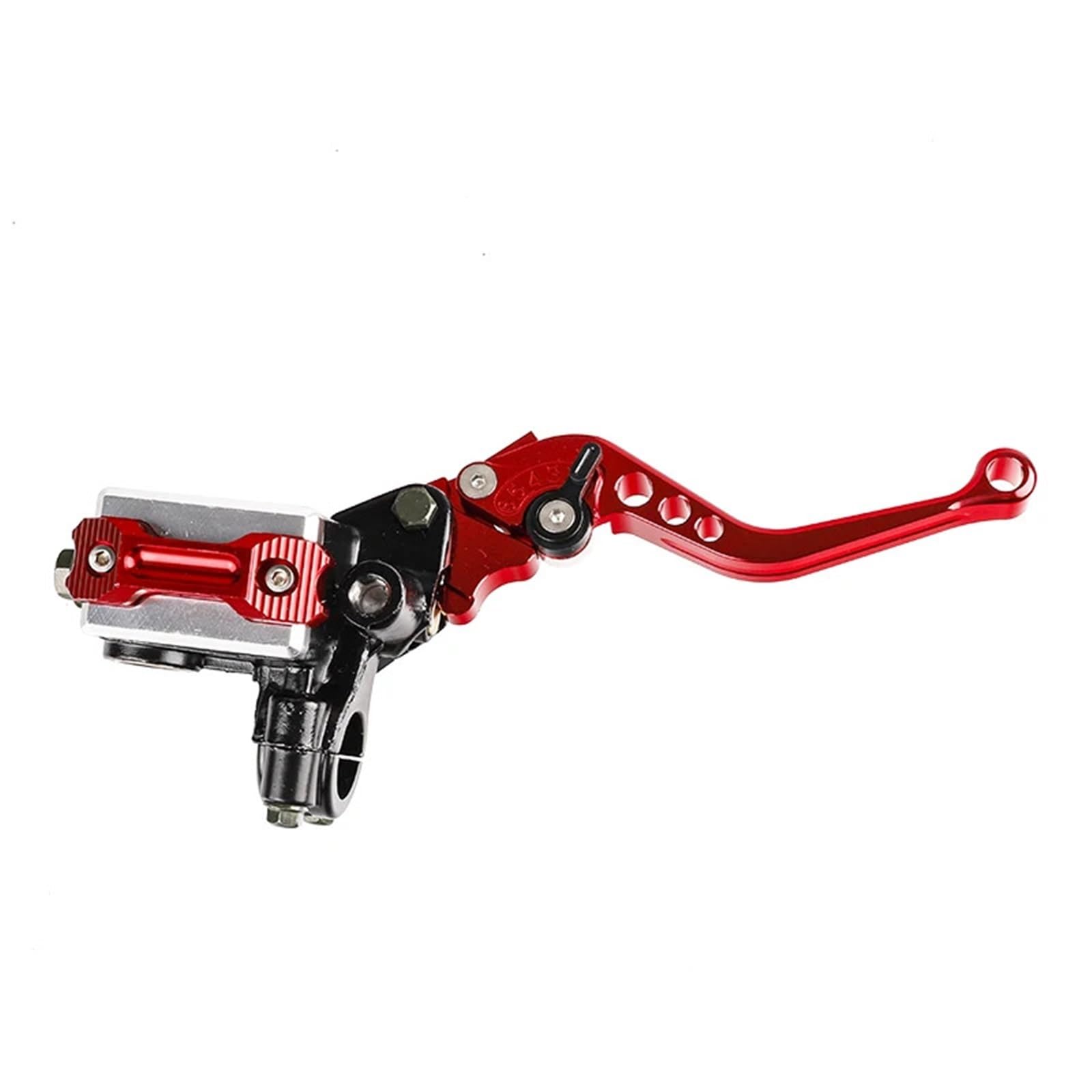 PMAGSYQ Forward Brake Pump Brake Pump Universal Motorcycle 7/8" 22mm Hydraulic Brake Clutch Master Cylinder Reservoir Lever Fit for WR YZ RM Motocross(Red Right)