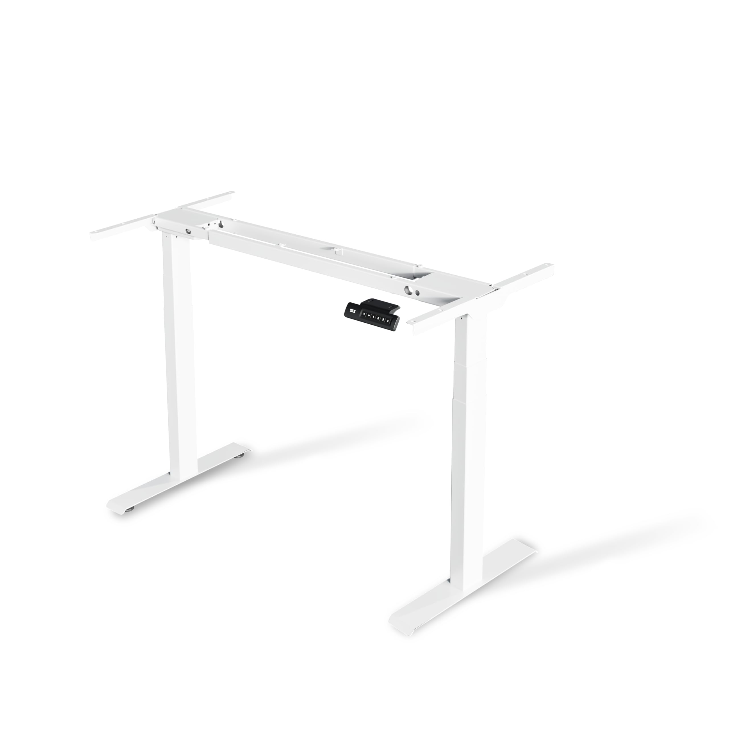 ErgoYou - Electric Height Adjustable Standing Table - Dual Motor 3 Stage - Ergonomic Sit Stand Computer Desk (E15 Series, Only Frame | No Table Top)
