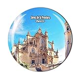 jerez de la frontera espagne carte Tamaño: forma redonda alrededor de 50 x 50 mm