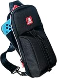 Game Traveler Sling Bag Nintendo Switch Case - Switch OLED Case for Switch OLED, Switch & Switch Lite, Dual Pockets, Comfort Shoulder Strap & Bonus Game Case, Licensed Nintendo Switch Game case