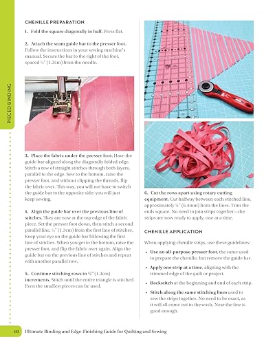 Image of Ultimate Binding and Edge-Finishing Guide for Quilting and Sewing: More Than 16 Different Techniques from Basic to Scalloped, Scrappy to Chenille (Landauer) Finish Your Projects Perfectly Every Time