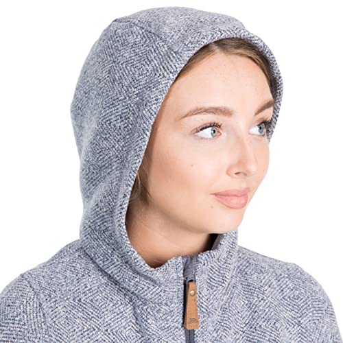 Trespass Damen Reserve Warme Microfleece-Jacke Mit Kapuze, 260 G/m², Denim-blau, XL EU