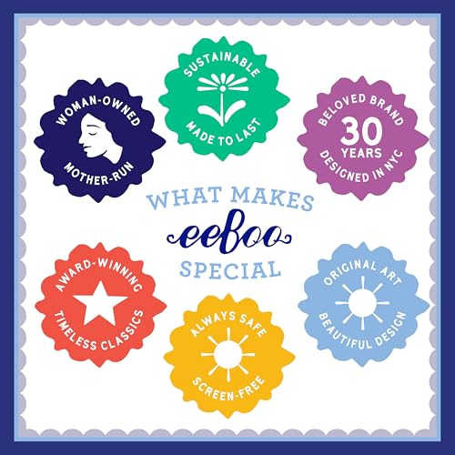 Image of eeBoo 1000 Piece Puzzle - Moon Garden Jigsaw Puzzle for Adults, Square 23 inch x 23 inch Made with Recycled Board & Vegetable-Based Ink