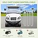 10L0L Golf Cart Choke Control Cable for Club Car Transporter 4+6 2003 up Gas, Replace OEM# 101926802