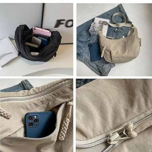 Festivalment Crossbody Bag, Fashion Plain Color Nylon Crossbody Bag, Women's Fashion Plain Color Crossbodys Bags4