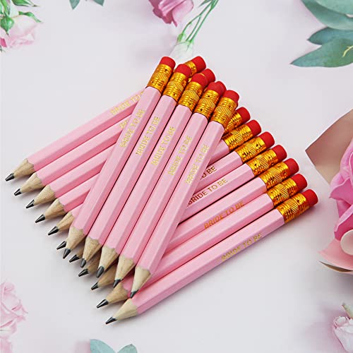 50 Lápices de Grafito Rosados para Bodas miniatura 5