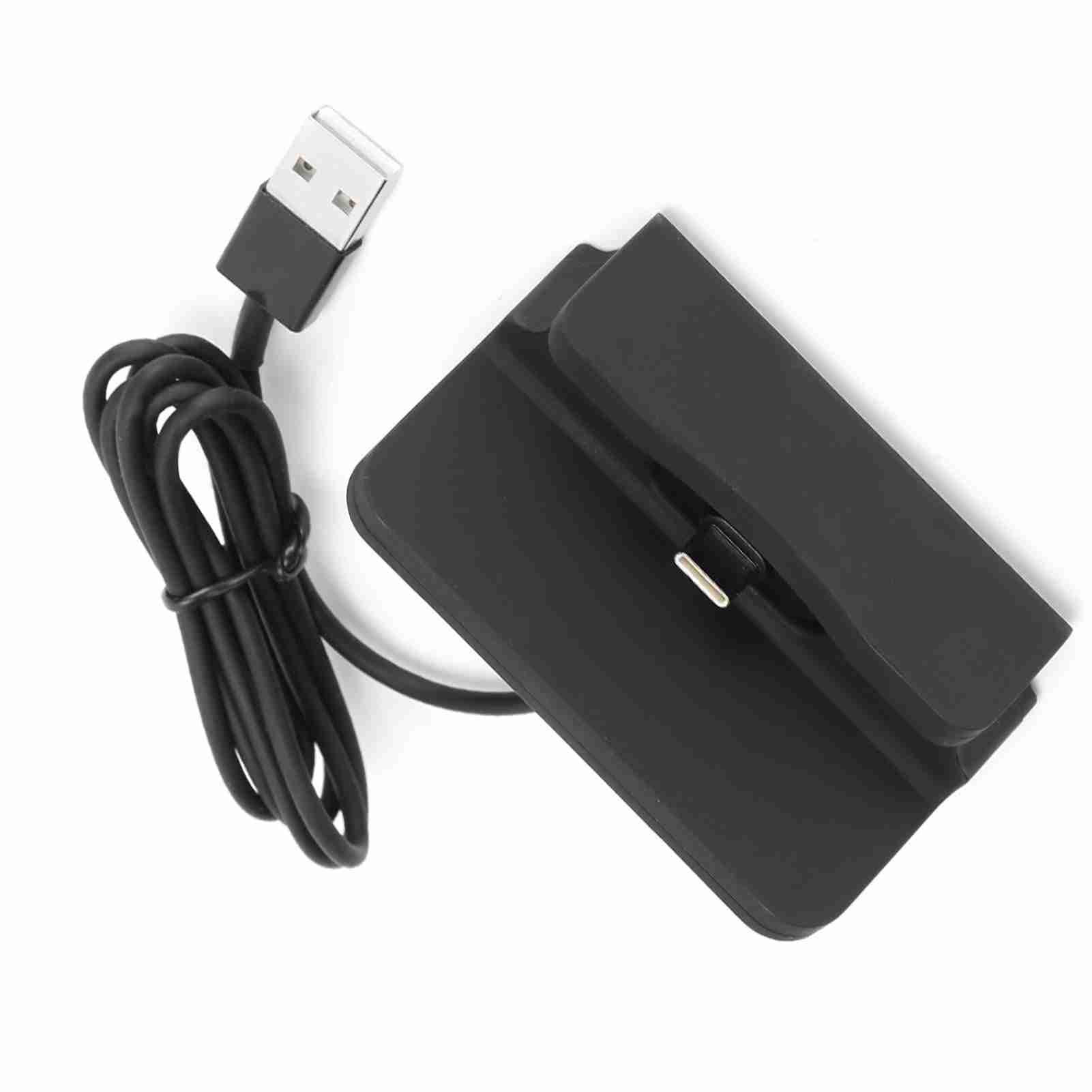 lyrlody Ładowarka do Telefonu Komórkowego, Plastikowa Podstawa ładująca Typu C z Kablem o Długości 1 M, Podstawka ładująca do Biurka w Domowym Biurze, Synchronizacja Danych i Korzystanie z Zestawu