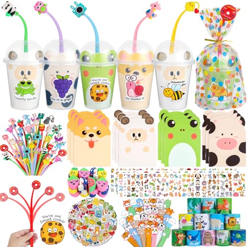 Birthday Goodie Bags for Kids 24 Pack Return Gifts for Birthday with Cups