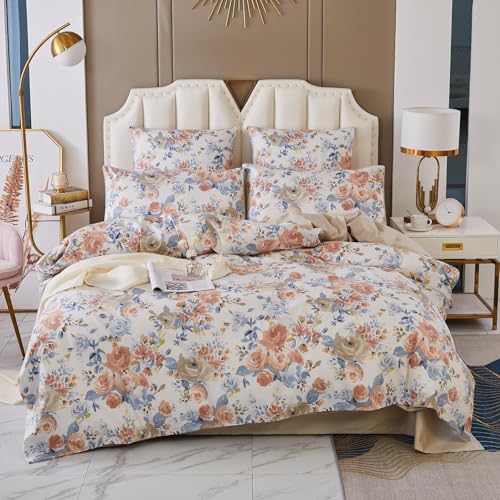 Ensemble housse de couette double fermeture éclair lit anti-glisse - 8