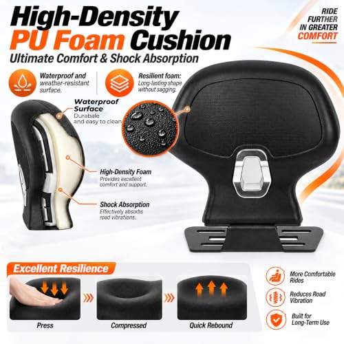 LUBELE Universal Motorcycle Backrest