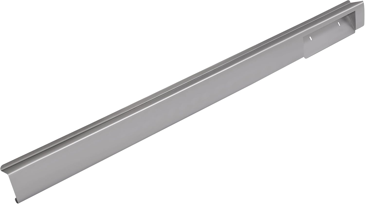 KUAFU Rear Bumper Roll Pan Compatible with 1987-1996 Ford F150 Fleetside W/Light and Plate Box Steel Bare Metal