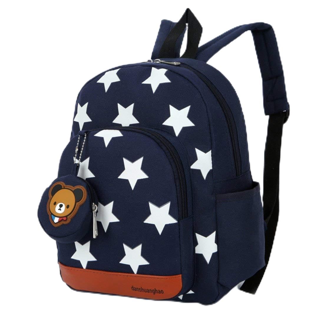 X-Labor Mochila infantil con diseño de estrella, a partir de 1 año, azul oscuro (Azul) - shoulder-handbags