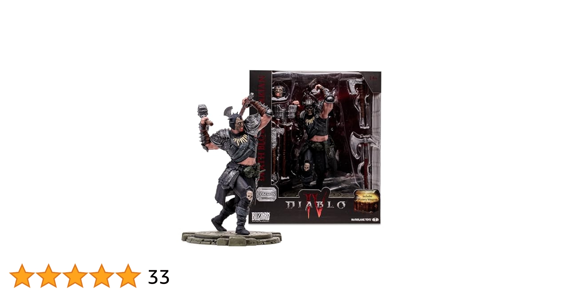 Diablo4 ディアブロ 4 バーバリアン 死の一撃 フィギュア Amazon.com: McFarlane Toys - Diablo IV Death Blow Barbarian