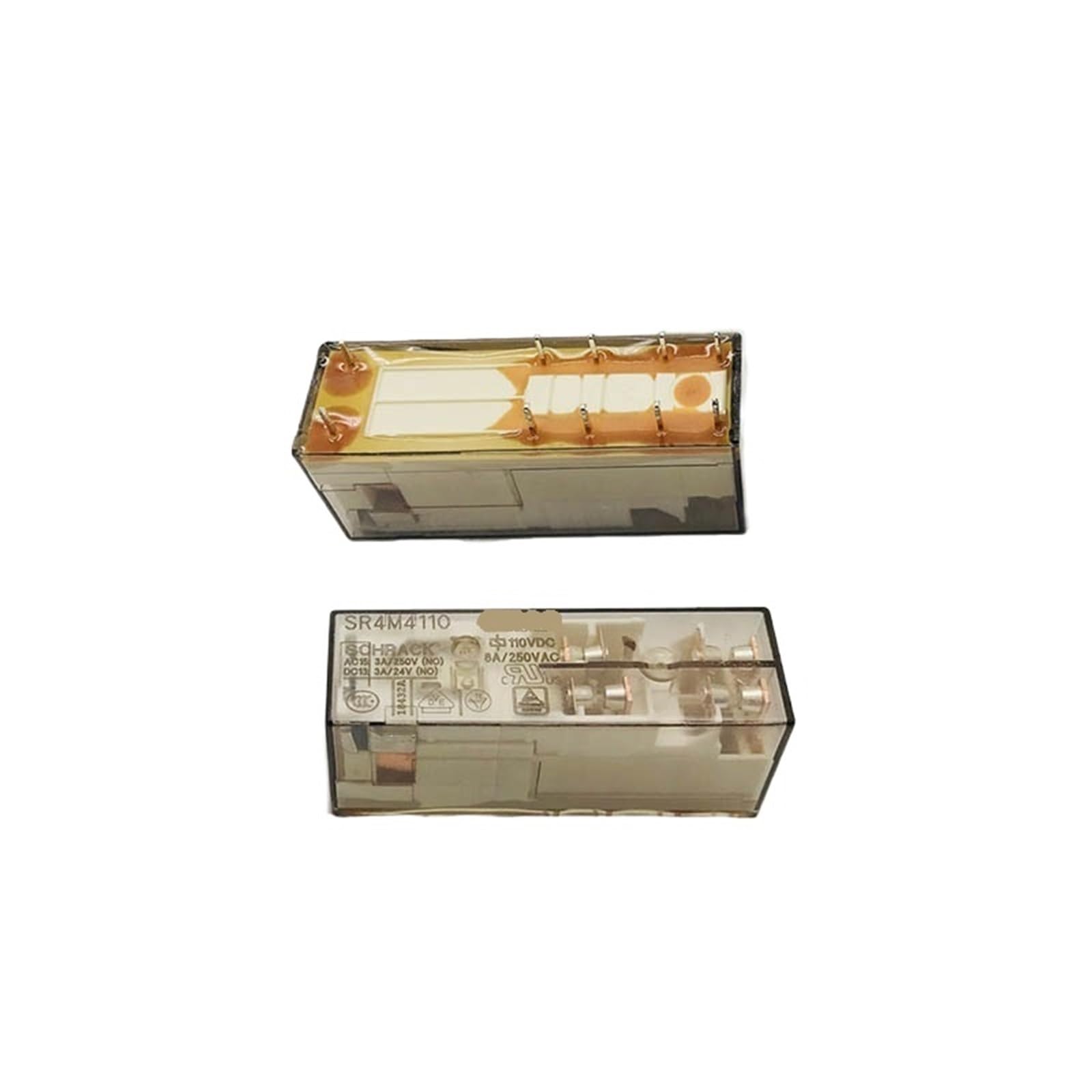 Relais SR4M4024 24VDC 10 broches 8A pour commande d'ascenseur