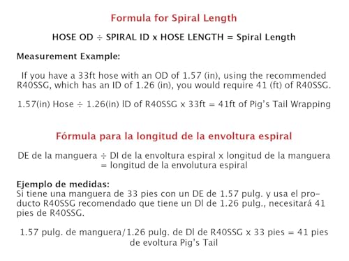 Image of Caplugs R63SSG66-BLK PTPW Series, Pig's Tail Spiral Protective Wrapping, Black High-Density Polyethylene (HD-PE), to Fit 2-1 /4 inch Hose Size, Hose Range 2.05-2.95 inch, 100' Length (R63SSG66BLKQ1)