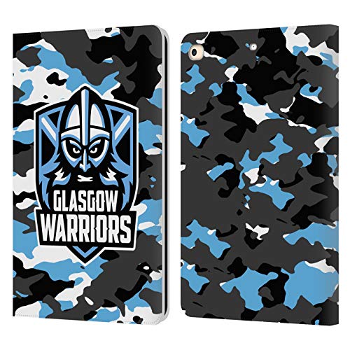 Étui portefeuille Glasgow Warriors pour iPad 9.7 en cuir camouflage