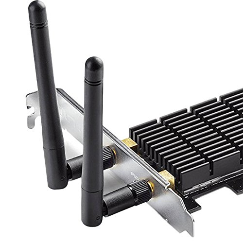 TP-Link Ac1300 Wi-Fi WiFi Pcie Card(Archer T6E)-2.4G/5G Dual Band Wireless Pci Express Adapter, Low Profile, Long Range, Heat Sink Technology,... - Image 2